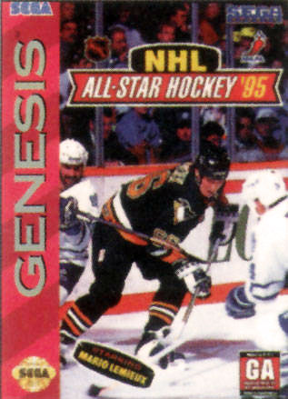 Carátula del juego NHL All-Star Hockey '95 (Genesis)