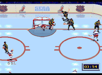 Pantallazo del juego online NHL All-Star Hockey '95 (Genesis)