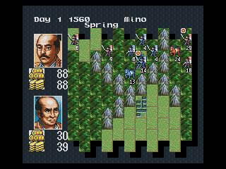 Pantallazo del juego online Nobunaga's Ambition (Genesis)