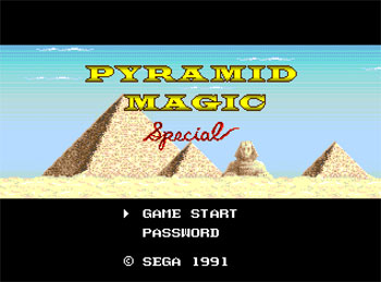 Juego online Pyramid Magic Special (Genesis)