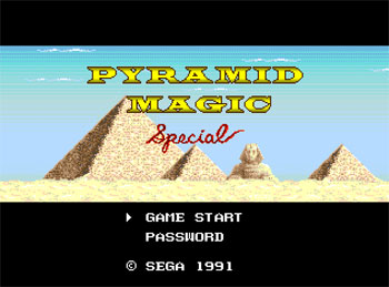 Juego online Pyramid Magic Special (Genesis) Juego online Pyramid Magic Special (Genesis)