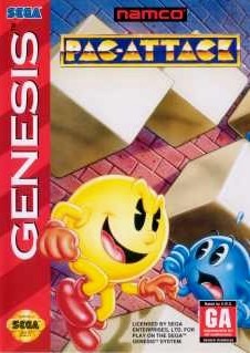 Carátula del juego Pac-Attack (Genesis)