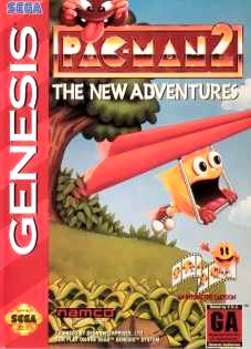 Carátula del juego Pac-Man 2 The New Adventures (Genesis)