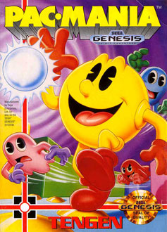 Carátula del juego Pac-Mania (Genesis)