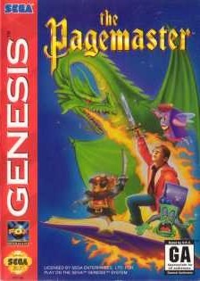 Carátula del juego The Pagemaster (Genesis)