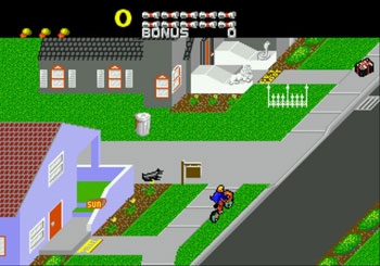 Pantallazo del juego online Paperboy (Genesis)