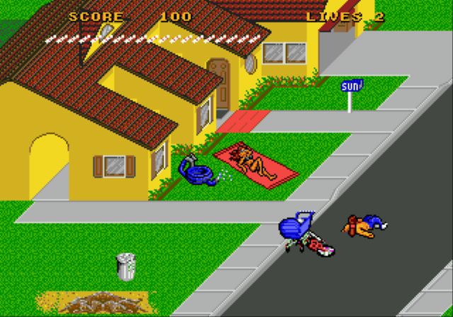 Pantallazo del juego online Paperboy II (Genesis)