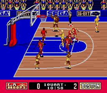Pantallazo del juego online Pat Riley Basketball (Genesis)