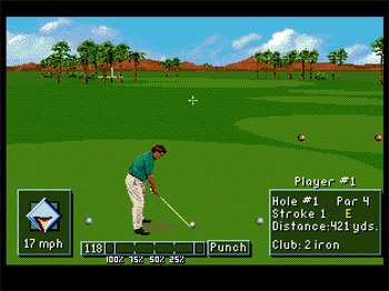 Pantallazo del juego online PGA Tour Golf III (Genesis)