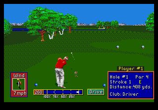 Pantallazo del juego online PGA Tour Golf II (Genesis)
