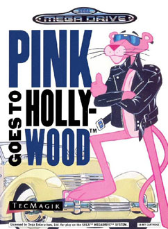 Carátula del juego Pink Goes to Hollywood (Genesis)