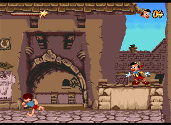 Pantallazo del juego online Disney's Pinocchio (Genesis)