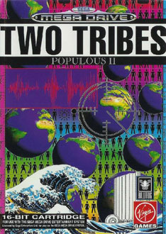 Carátula del juego Populous II Two Tribes (Genesis)