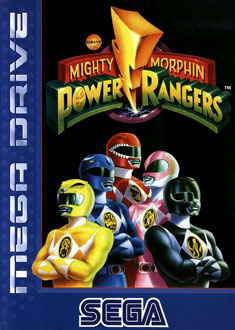 Carátula del juego Mighty Morphin Power Rangers (Genesis)
