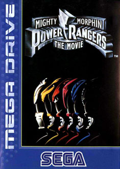 Carátula del juego Mighty Morphin Power Rangers The Movie (Genesis)