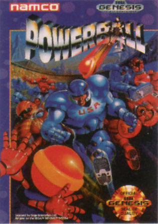 Carátula del juego Powerball (Genesis)