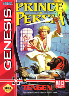 Carátula del juego Prince of Persia (Genesis)