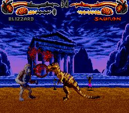 Pantallazo del juego online Primal Rage (Genesis)