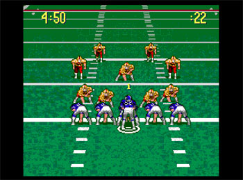 Pantallazo del juego online Pro Quarterback (Genesis)