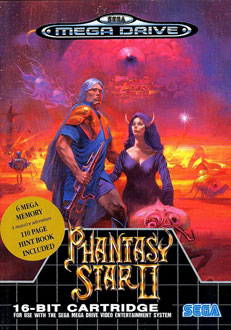 Carátula del juego Phantasy Star II (Genesis)