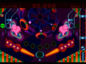 Pantallazo del juego online Psycho Pinball (Genesis)