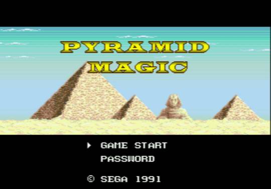Carátula del juego Pyramid Magic (Genesis)