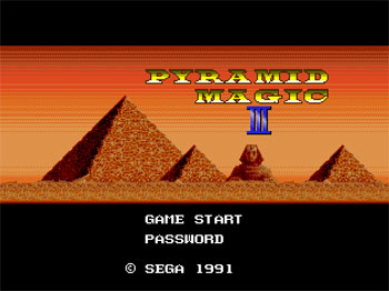 Carátula del juego Pyramid Magic III (Genesis)