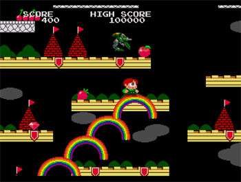 Pantallazo del juego online Rainbow Islands Extra (Genesis)