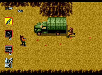Pantallazo del juego online Rambo III (Genesis)