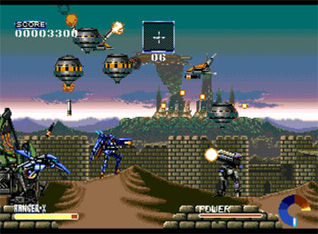 Pantallazo del juego online Ranger X (Genesis)