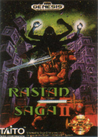 Carátula del juego Rastan Saga II (Genesis)