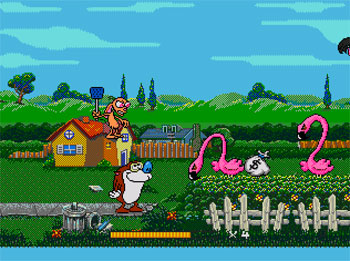 Pantallazo del juego online The Ren & Stimpy Show Presents Stimpy's Invention (Genesis)