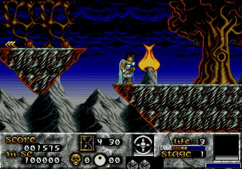 Pantallazo del juego online Risky Woods (Genesis)