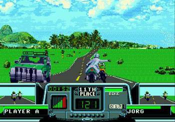 Pantallazo del juego online Road Rash 3 (Genesis)