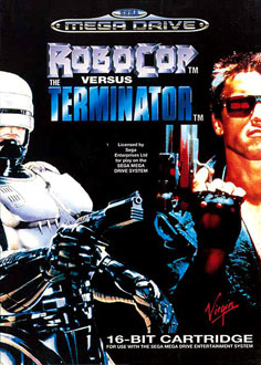 Carátula del juego RoboCop vs The Terminator (Genesis)