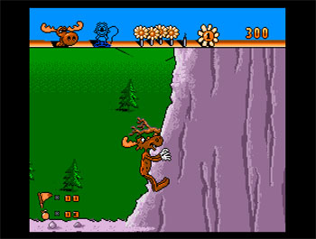 Pantallazo del juego online The Adventures of Rocky and Bullwinkle and Friends (Genesis)