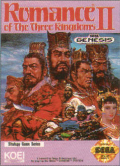 Carátula del juego Romance of the Three Kingdoms II (Genesis)