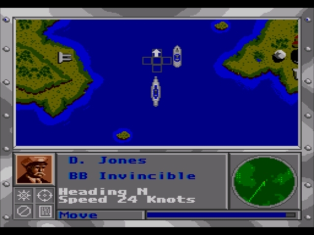 Pantallazo del juego online Super Battleship (Genesis)