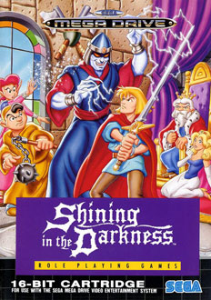 Carátula del juego Shining in the Darkness (Genesis)