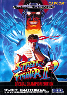 Carátula del juego Street Fighter II Special Champion Edition (Genesis)