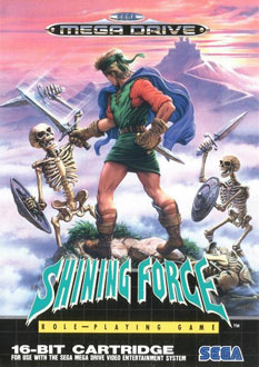 Carátula del juego Shining Force (Genesis)