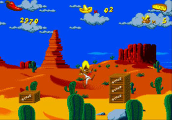 Pantallazo del juego online Cheese Cat-astrophe Starring Speedy Gonzales (Genesis)