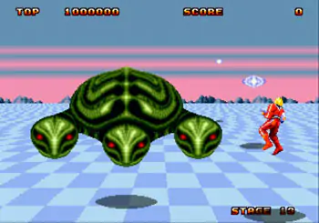 Imagen de la descarga de Space Harrier II