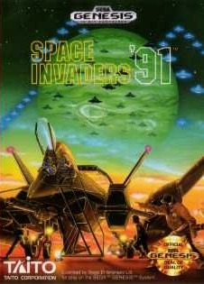 Carátula del juego Space Invaders '91 (Genesis)