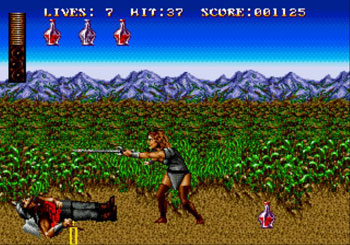 Pantallazo del juego online Sword of Sodan (Genesis)