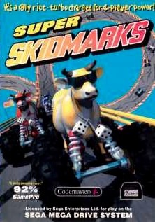 Carátula del juego Super Skidmarks (Genesis)