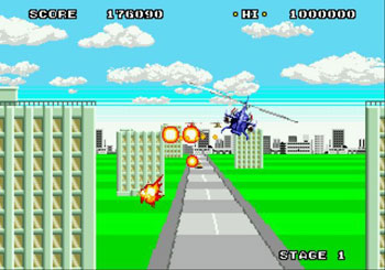 Pantallazo del juego online Super Thunder Blade (Genesis)