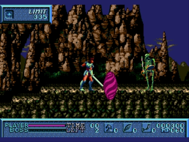 Pantallazo del juego online Saint Sword (Genesis)