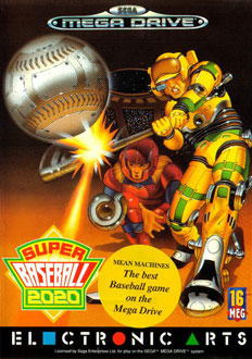 Carátula del juego Super Baseball 2020 (Genesis)