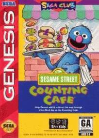 Carátula del juego Sesame Street Counting Cafe (Genesis)